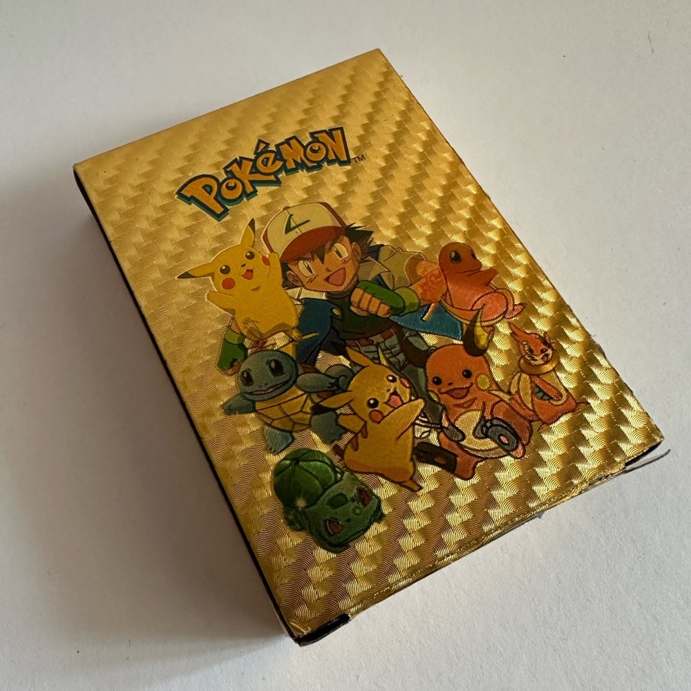 New Gold Foil Pokemon Collector's Box Classic
